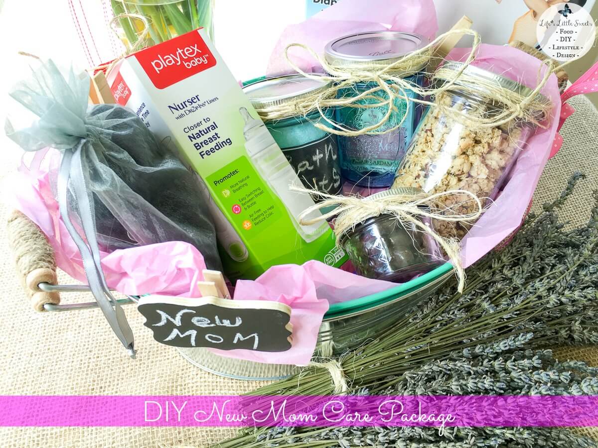 DIY New Mom Care Package - Mother's Day+New Mom Gift Ideas