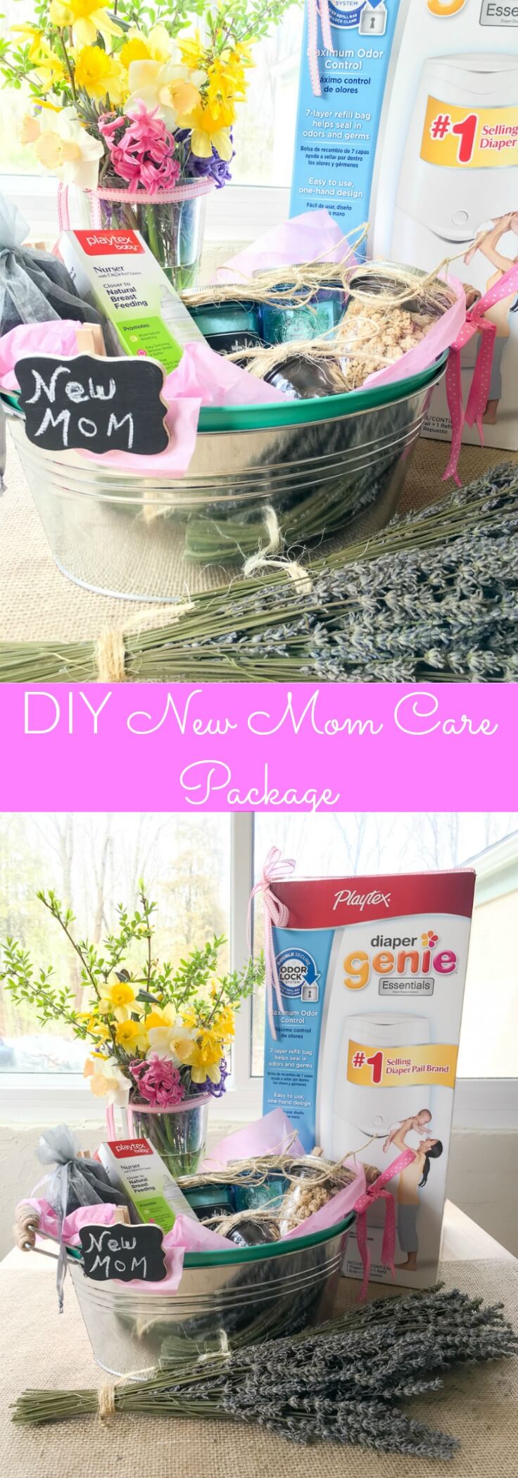 DIY New Mom Care Package Mother's Day+New Mom Gift Ideas