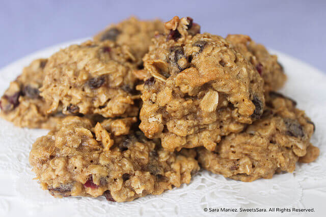 Cookie Recipe Collection | Oatmeal Raisin Cranberry Cookies
