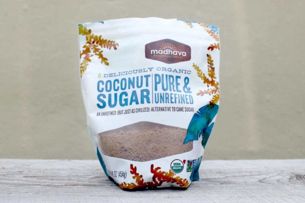 Madhava Coconut Sugar packaging