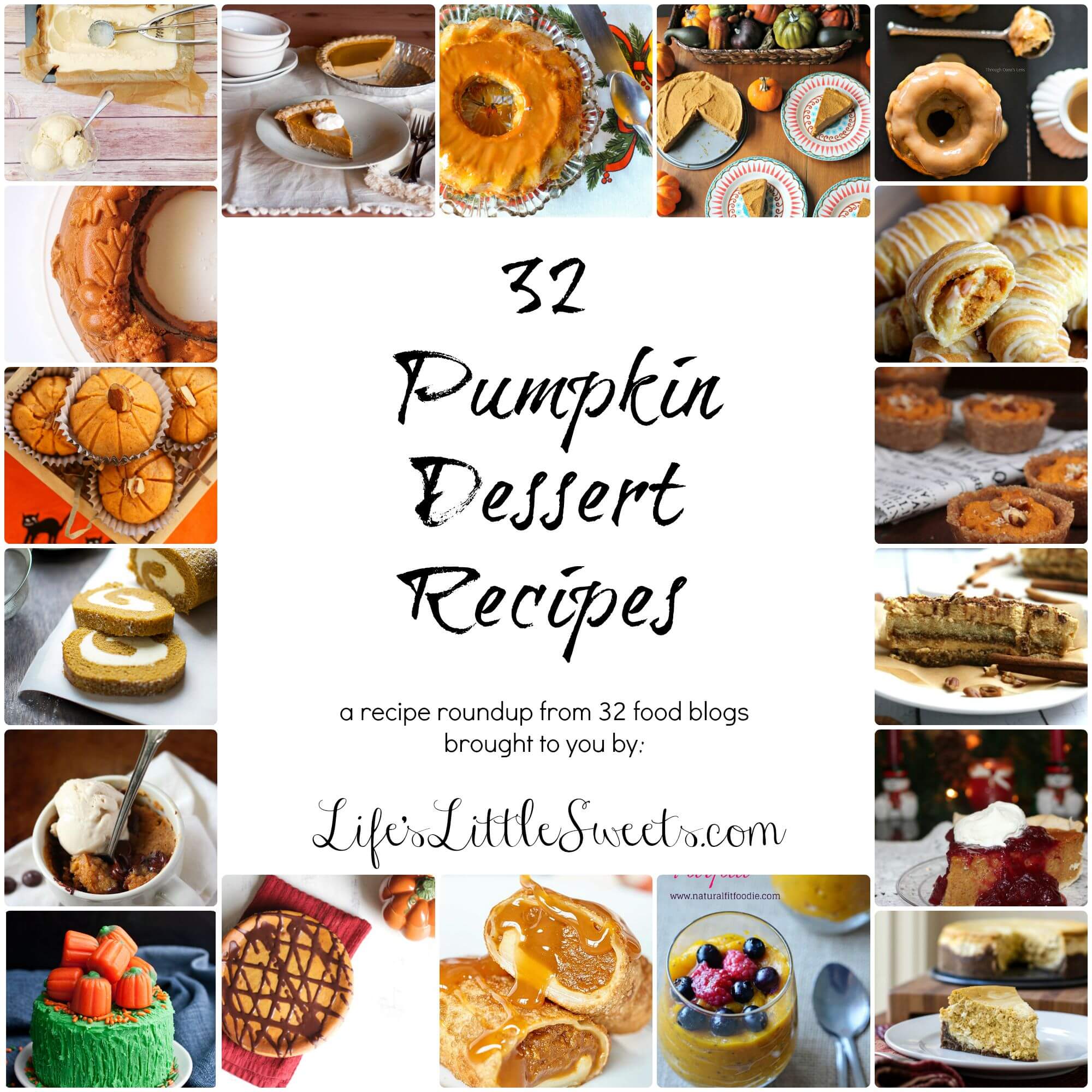 I’m sharing an ecstatic array of pumpkin dessert recipes to dazzle and delight and get those creative juices flowing in the kitchen – pumpkin-wise of course! Any one of these could be a real winner after dinner and or a holiday gathering.