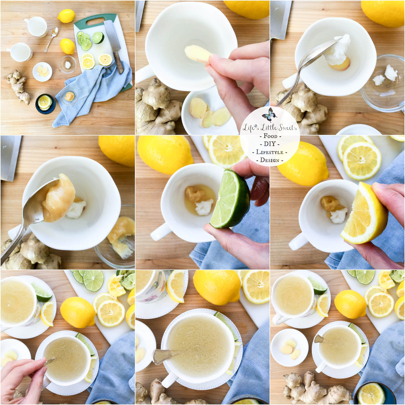 Citrus Honey Ginger Tea is an invigorating, fresh, hot, tea drink to help banish winter health woes and it is our go-to cold & flu remedy.
