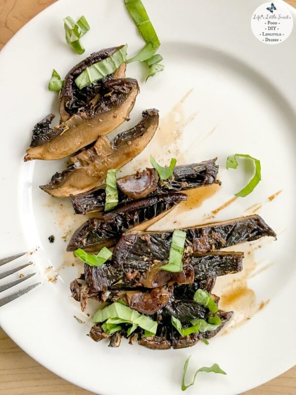 Balsamic Marinated Baked Portobello Mushrooms #FoodieMamas - Life's