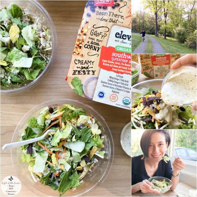 Let's talk about How To Get Your Afternoon Back & how my family loves salad for dinner - try having Salad for Dinner with Ready Pac elevĀte Salads at Wegman's. I saved time that I would have spent preparing dinner and instead spent the afternoon having fun with my family :D Check out the Snapchat story clip of my husband Eric on a unicycle below to see what we did with our extra free time! #ElevateSuperFoods#CollectiveBias #ad