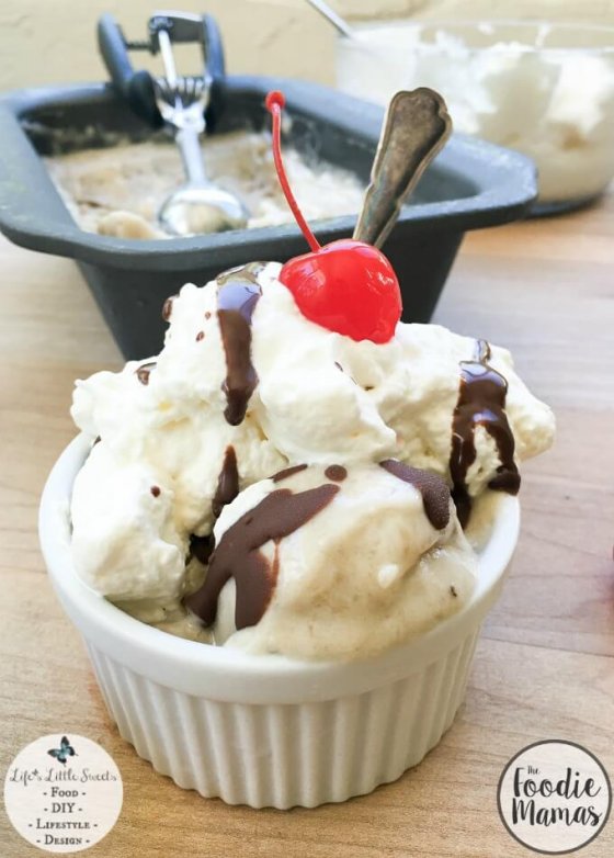 1Ingredient Banana Ice Cream (Banana Swirl) Life's Little Sweets