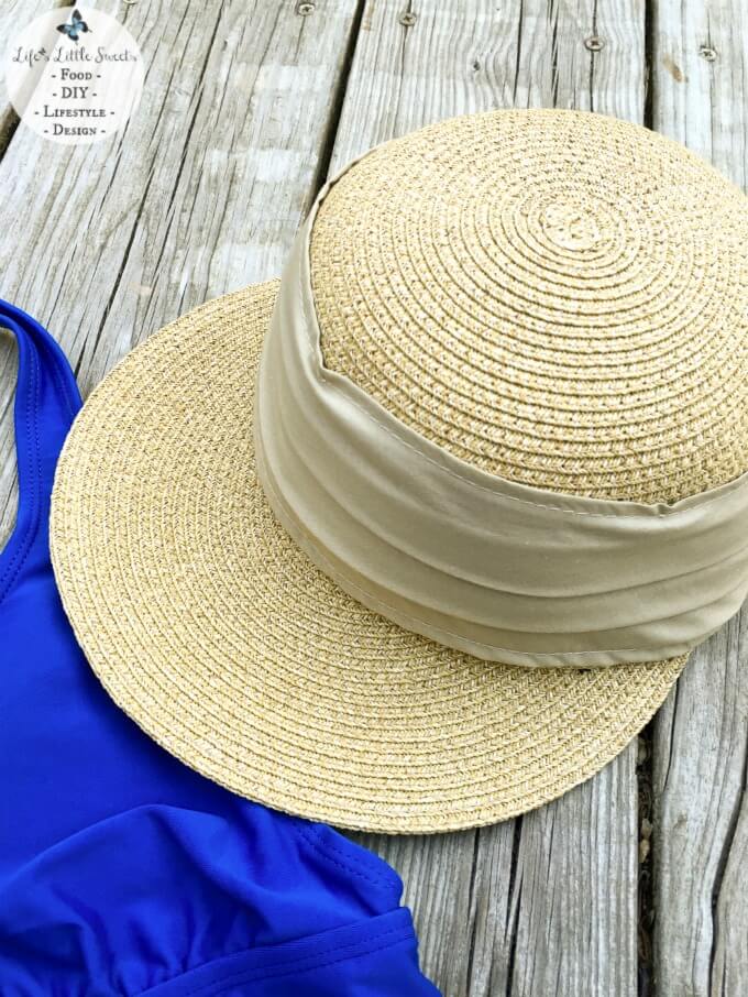 Woven Hat - Here are 6 Favorite Items To Pack for Summer Vacation Skin Protection! Check out my favorite sun protection gear that I am bringing on my Summer vacation. I share New Hawaiian Tropic® Silk Hydration Weightless Lotion Sunscreen Pump as apart of what I will be packing for my Summer Vacation Skin Protection! Check out some photos of some of the places where I will be going! #CollectiveBias #ad #SummerSunCare
