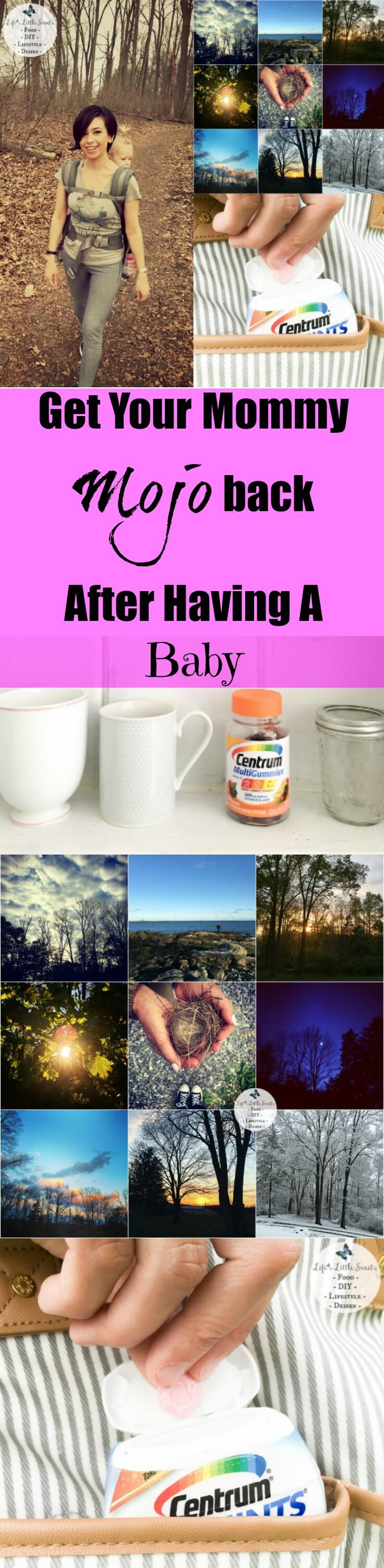 Get Your Mommy Mojo Back After Having A Baby! I share my 6 tips and share my personal experience after having a baby. I also share about how Centrum® Vitamints and Centrum® MultiGummies helps me maintain my Mommy Mojo. Check out a video on Walgreens’ partnership with Vitamin Angels too! #ad #EssentialVitamins #CollectiveBias