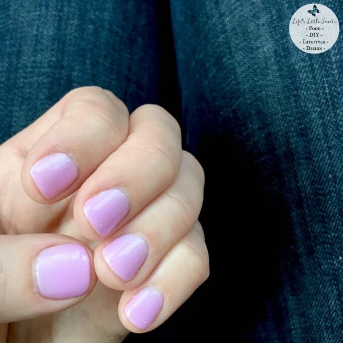 Short, Pink, Gel Nails -Get Your Mommy Mojo Back After Having A Baby! I share my 6 tips and share my personal experience after having a baby. I also share about how Centrum® Vitamints and Centrum® MultiGummies helps me maintain my Mommy Mojo. Check out a video on Walgreens’ partnership with Vitamin Angels too! #ad #EssentialVitamins #CollectiveBias