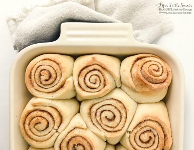 These delicious, Simple Homemade Cinnamon Rolls have 8 ingredients or less and are an easy recipe to approach making cinnamon rolls if you've never made them before. They are aromatic and also have vegan ingredient options too!