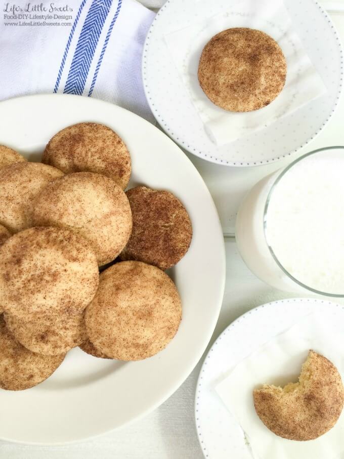 ? These Perfect Snickerdoodle Cookies have only 8 ingredients, and make the most aromatic, chewy and delicious cookies with crisp edges. They are such a satisfying and tasty cookie, expect them to be gone as soon as you make them!