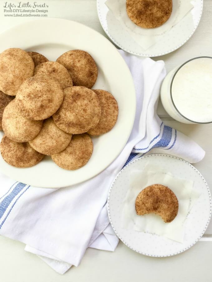 ? These Snickerdoodle Cookies have only 8 ingredients, and make the most aromatic, chewy and delicious cookies with crisp edges. They are such a satisfying and tasty cookie, expect them to be gone as soon as you make them!
