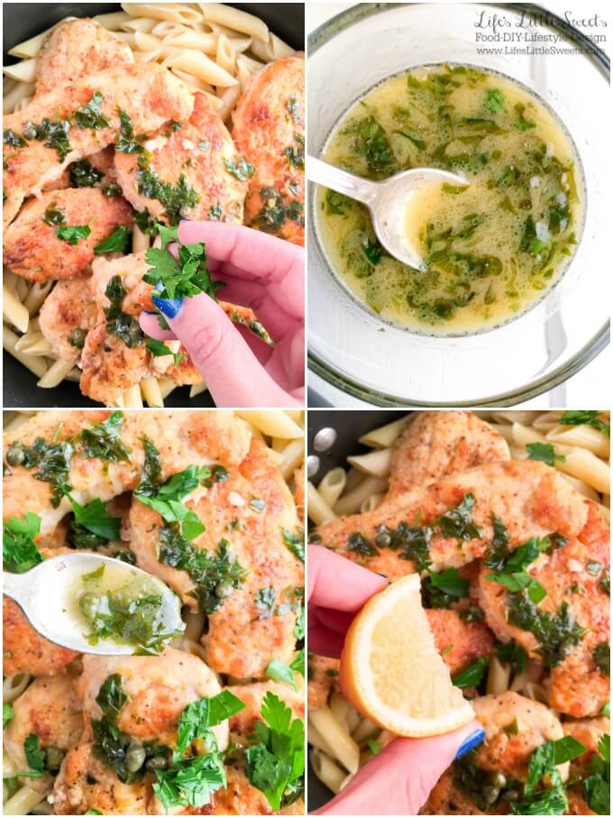 ? Lemon Chicken Piccata Penne Pasta - Lemon, capers, chicken, Penne pasta, butter - perfection has been reached! This Lemon Chicken Piccata Penne Pasta is a solid dinner recipe right here. Make it now, your taste buds will thank me. (with dairy-free option, 4-6 servings) #ad #FamilyPastaTime @BarillaUS @Target #CollectiveBias