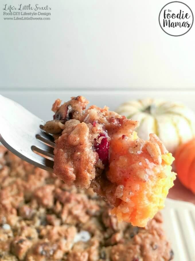 Oatmeal Cookie Marshmallow Sweet Potato Casserole | Sara of Life's Little Sweets - 14 Incredible Holiday Side Dish Recipes #FoodieMamas