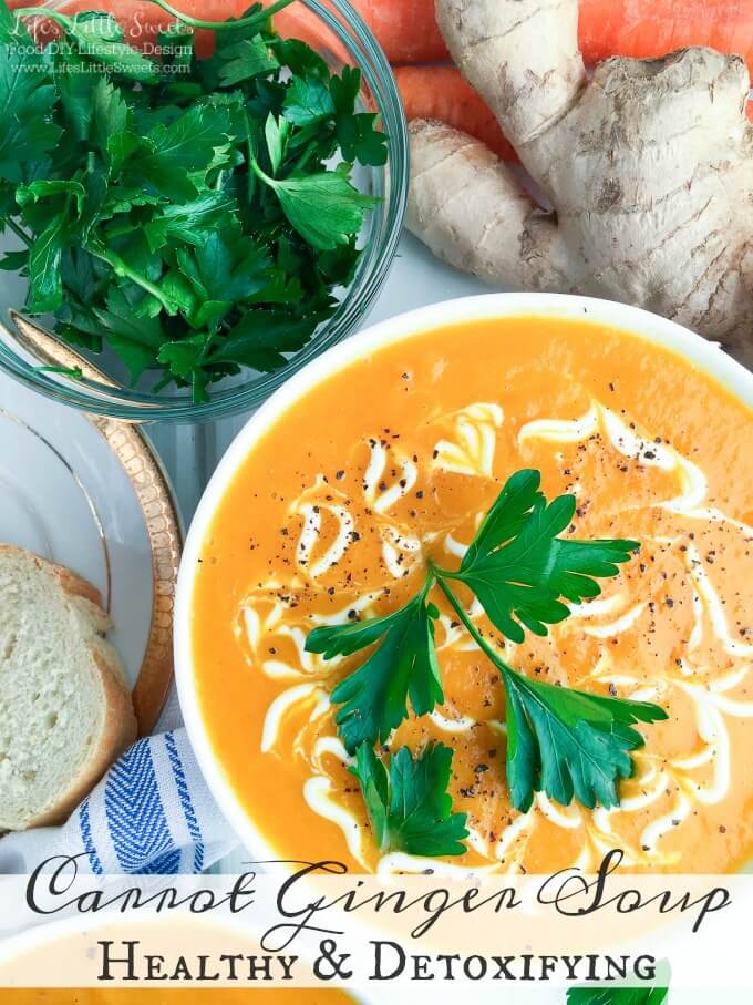 Carrot Ginger Soup on SoFabFood #ad #SoFabFood