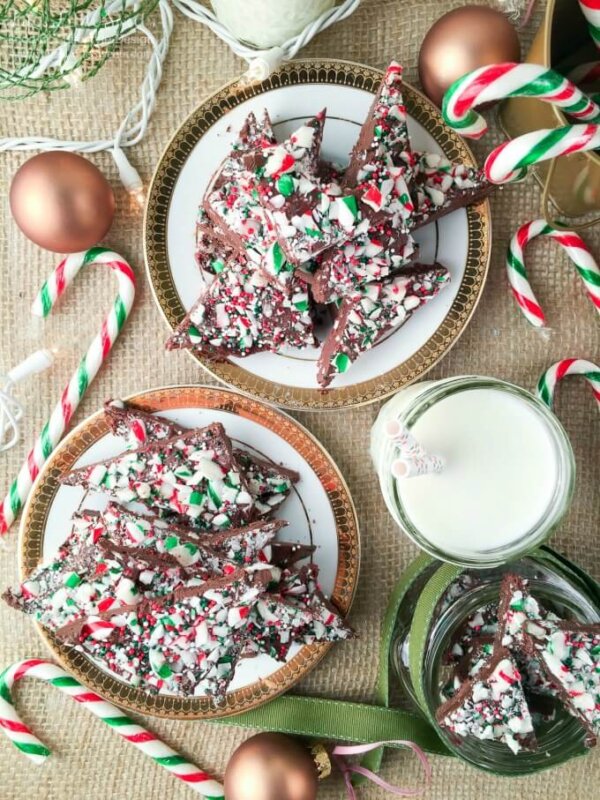 Easy Peppermint Candy Cane Chocolate Bark Life's Little Sweets