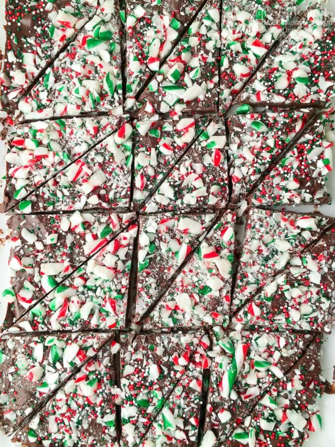 This easy to make Easy Peppermint Candy Cane Bark recipe is a sweet and refreshing treat that only takes minutes to prepare . It's perfect as a holiday stocking stuffer, great to give as a gift in jars and make for yourself too!
