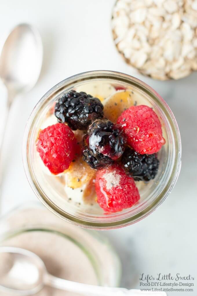Most Popular Recipes of 2017 - How to Prep Overnight Oats for the Week www.LifesLittleSweets.com