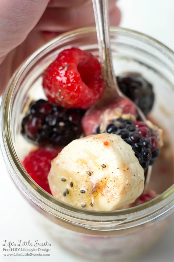 How to Prep Overnight Oats for the Week www.LifesLittleSweets.com