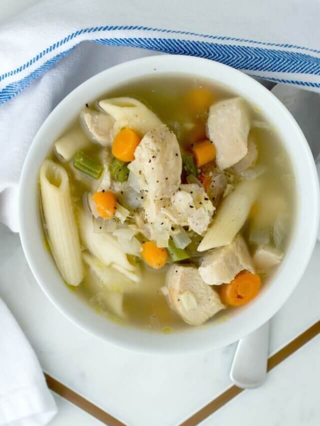 Soothing Ginger Garlic Chicken Noodle Soup Story