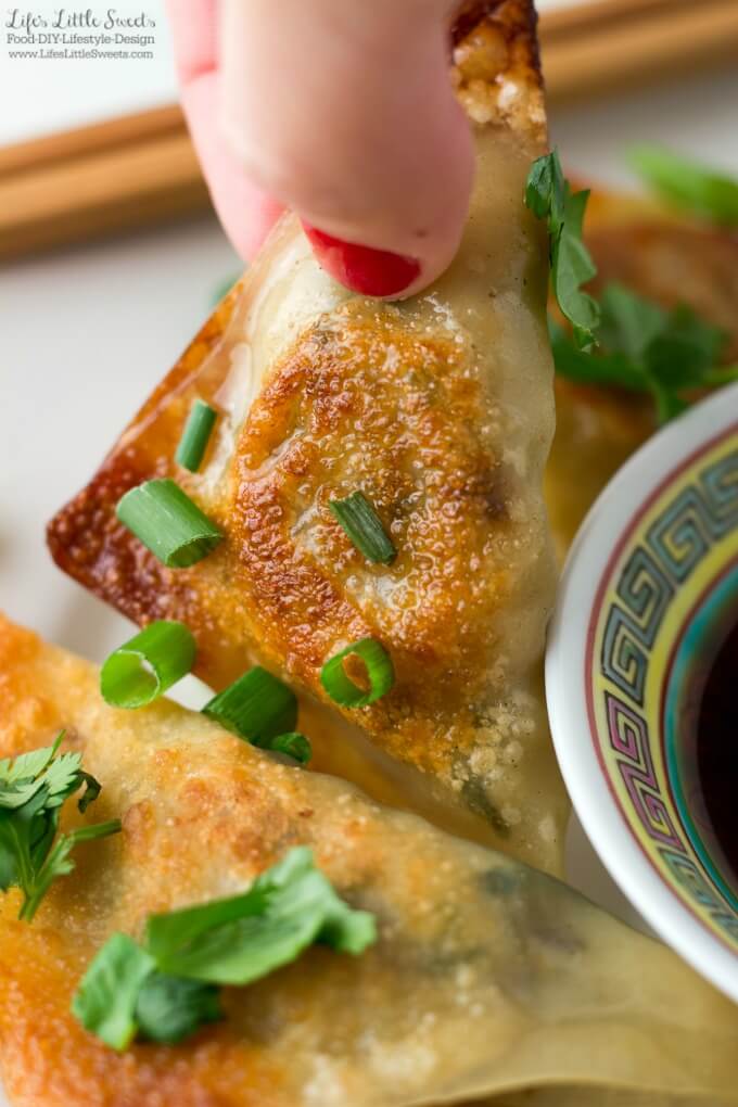 Vegetable Potsticker Dumplings (Steamed or Fried) www.LifesLittleSweets.com