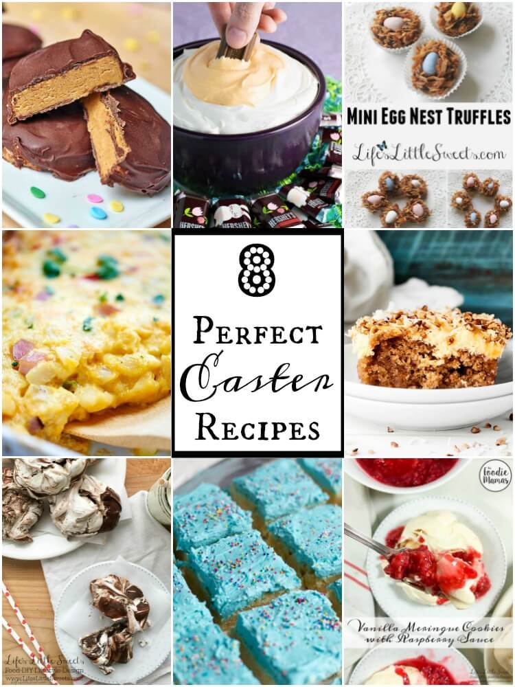 8 Perfect Easter Recipes – Easter is upon us, here are some fantastic & festive ideas to get your creativity flowing for this awesome Spring holiday. From Candy to Desserts to savory food, there’s a little bit of everything to make Easter delicious!