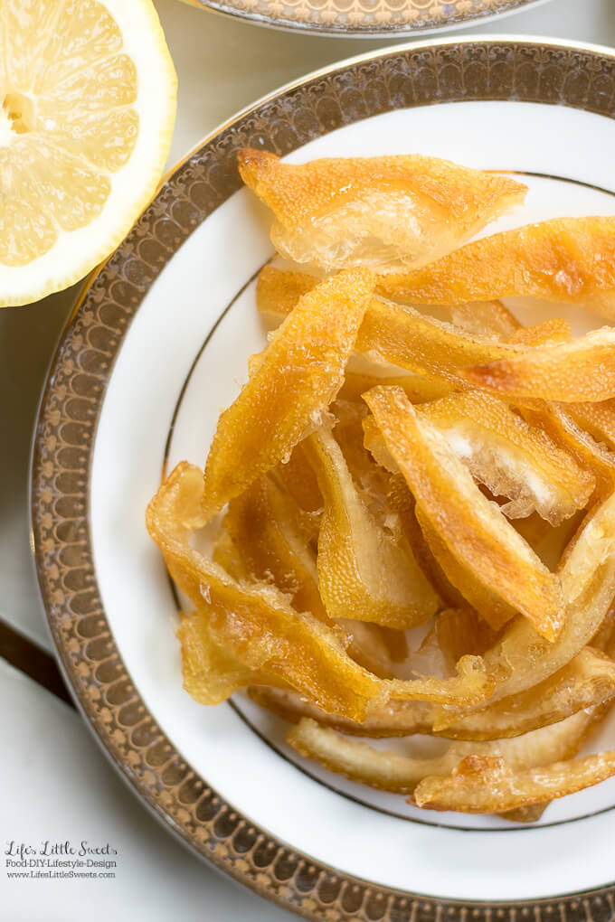 This Candied Lemon Cardamom Peel recipe is delicious any time of the year. It makes a wonderful gift to give, tastes delicious in baked recipes and is delicious to snack on.