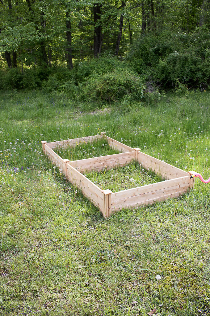 2. our raised garden beds for our vegetables, yet to be planted and fenced in | 2017 Garden Goals – I am sharing my 2017 Garden Goals and there are many; this is the year that I am going to get all those garden plans I’ve been thinking about done. Check them out below!