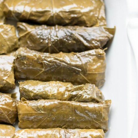 Stuffed Grape Leaves Recipe www.LifesLittleSweets.com