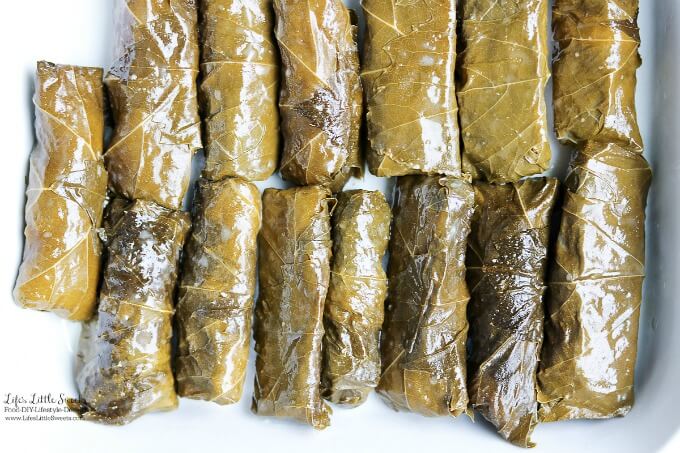 Ready to eat | This Stuffed Grape Leaves Recipe is perfect for Spring and Summer; enjoy them at picnics, a party or a family gathering. They are stuffed with cooked rice, dill, mint with fresh squeezed lemon juice and then wrapped in delicious grape leaves. (serve hot or cold, meat and vegan option)