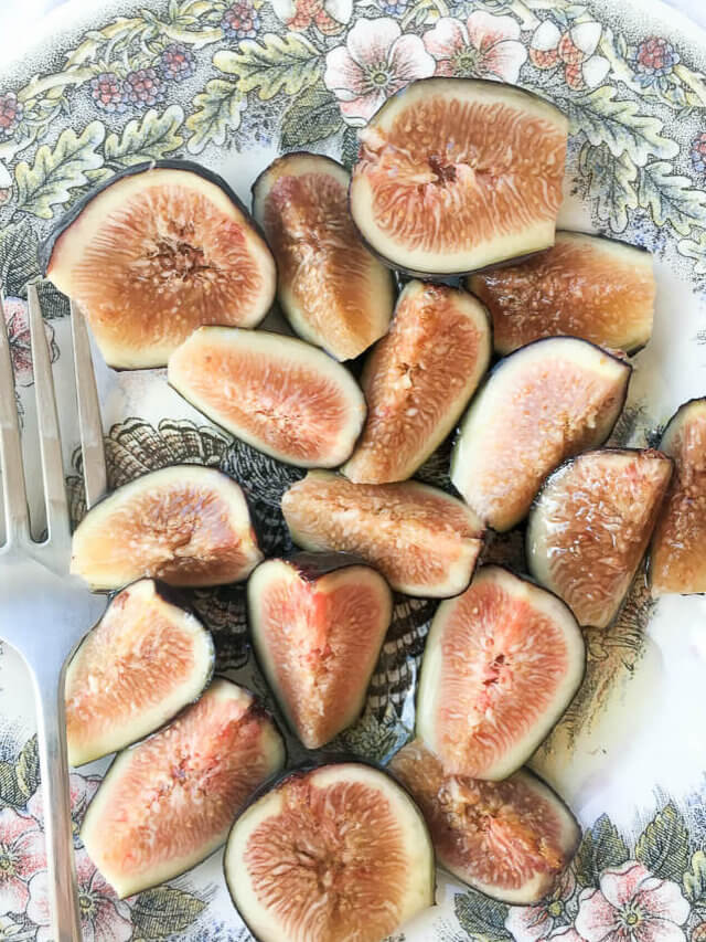 Fresh Figs with Agave Syrup Story