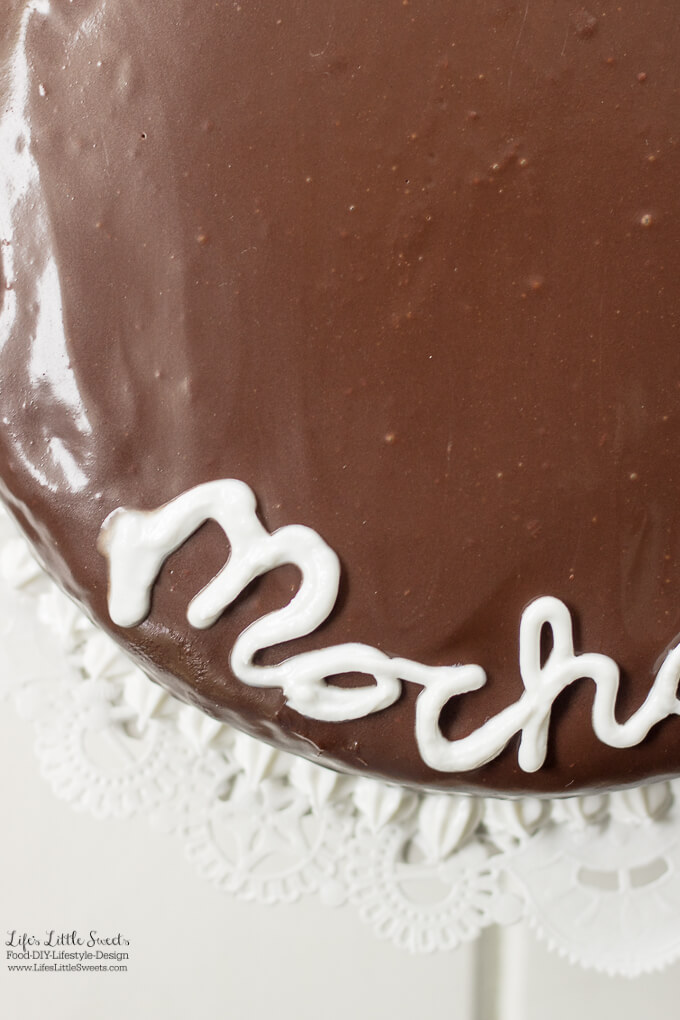 This Single-Layer Mocha Ganache Cake Recipe is a from scratch cake recipe that is easy to make. Topped with creamy and smooth mocha ganache, this mocha cake recipe is perfect for any occasion (12 slices). www.lifeslittlesweets.com