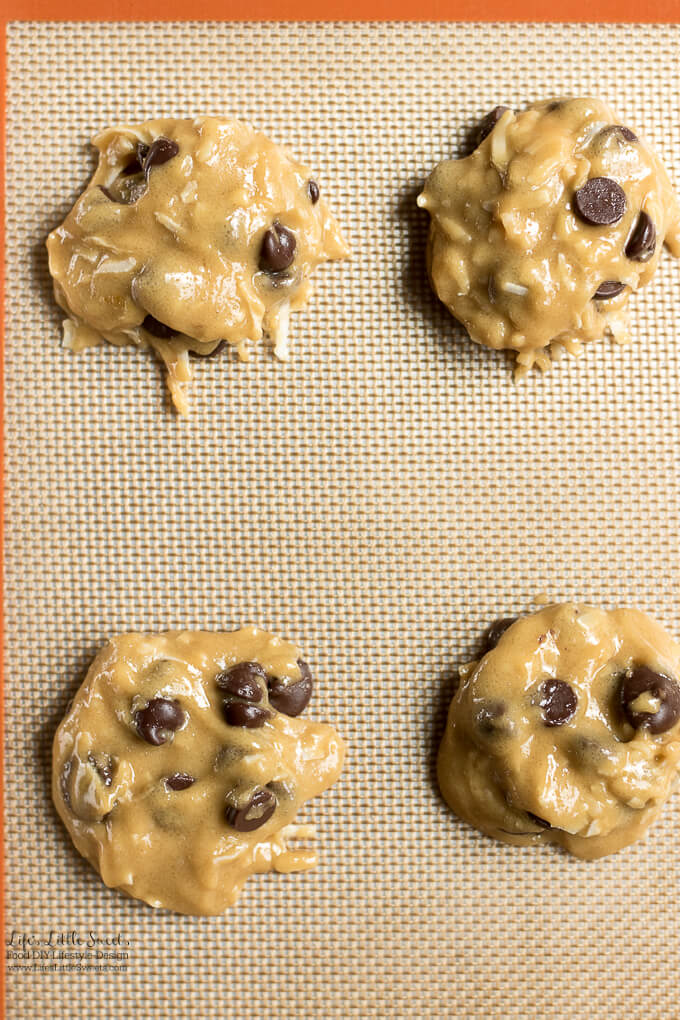 Coconut Chocolate Chip Cookies Recipe www.lifeslittlesweets.com