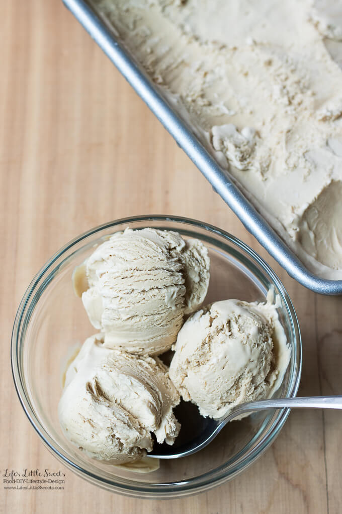 This No-Churn Coffee Ice Cream recipe is an easy, scoopable, 4-ingredient dessert recipe perfect for hot weather. No ice cream churn required! (makes 1 loaf pan)