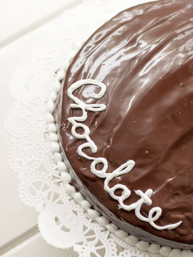 Single-Layer Chocolate Ganache Cake Recipe Story