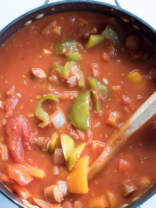 Franks and Peppers Stew Recipe Story