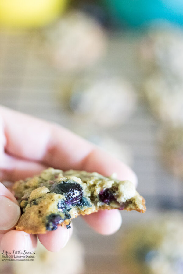 Raspberry Blueberry Oatmeal Cookies Recipe Life's Little Sweets