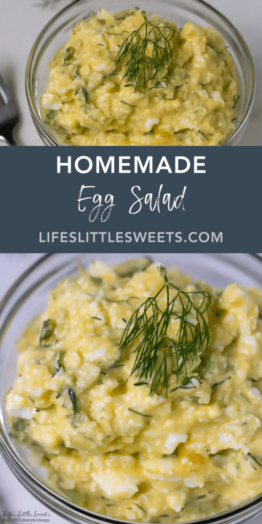 Egg Salad Recipe with text overlay