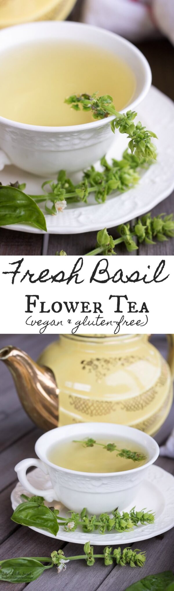Fresh Basil Flower Tea (GardenInspired, Hot or Cold) Life's Little