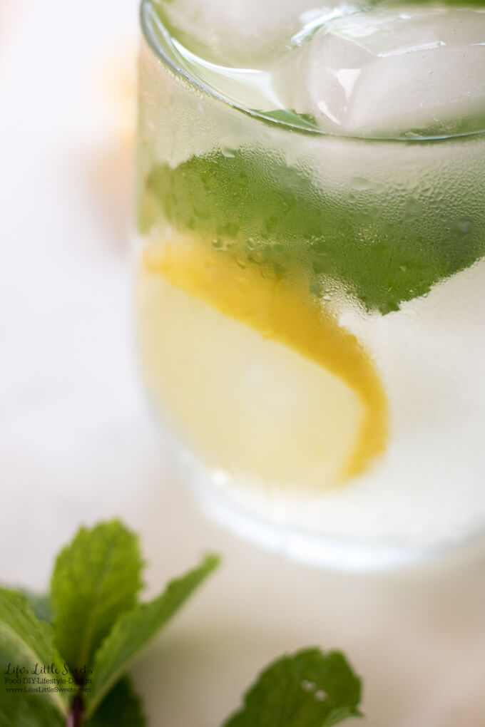 Mint Lemonade is a refreshing, sweet drink recipe to cool your Summer days. (gluten-free, vegan)