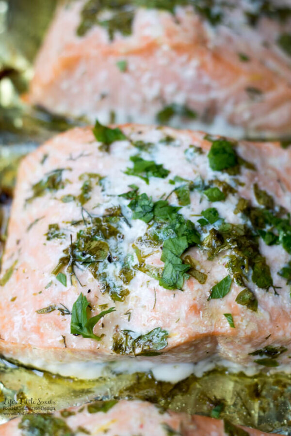 Fresh Herb Baked Salmon Life's Little Sweets