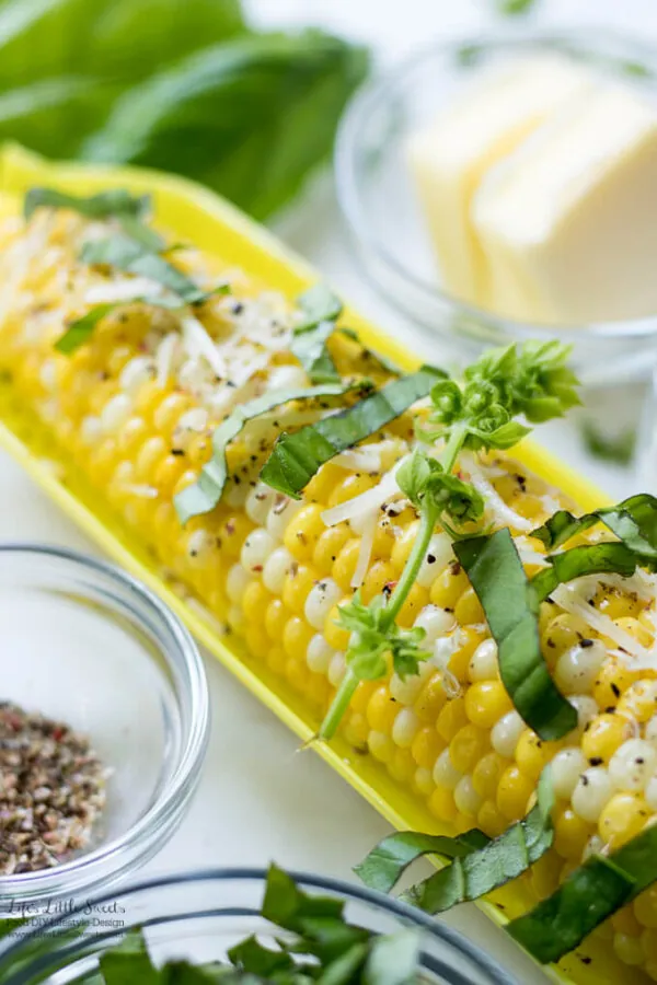 Basil Butter Corn Summer, GardenInspired Life's Little Sweets