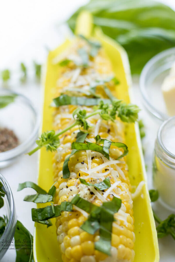 Basil Butter Corn Summer, GardenInspired Life's Little Sweets
