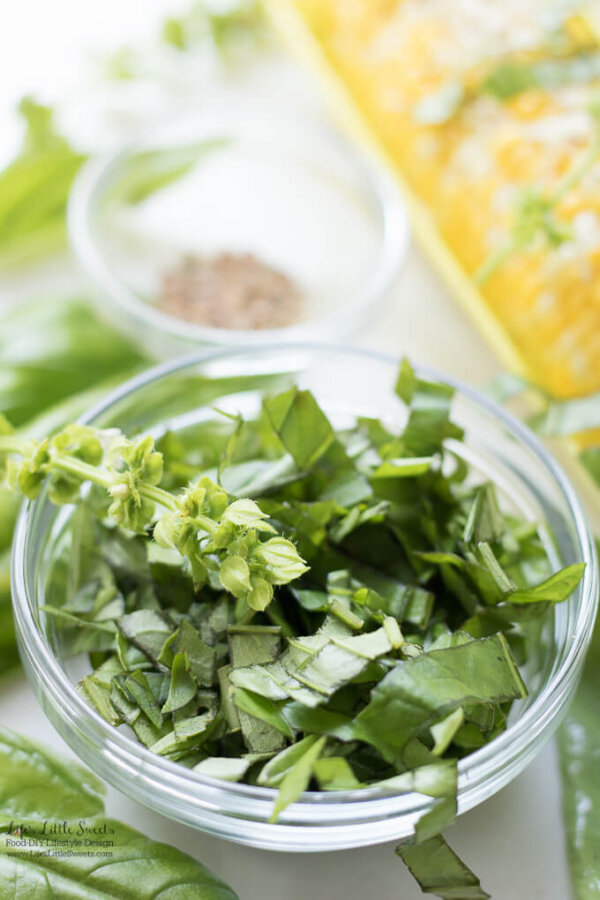 Basil Butter Corn Summer, GardenInspired Life's Little Sweets