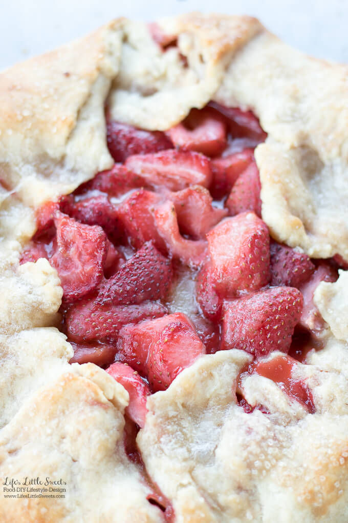 strawberry galette