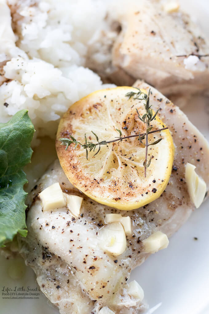 Citrus Garlic Herb Baked Chicken Thighs is a garden-inspired, fragrant & flavorful, savory main dish. (gluten-free option, 4-6 servings)
