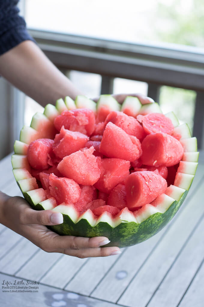 This thirst-quenching, sweet Watermelon Bowl is perfect for any Summer gathering or holiday. (1-ingredient, feeds a crowd!)