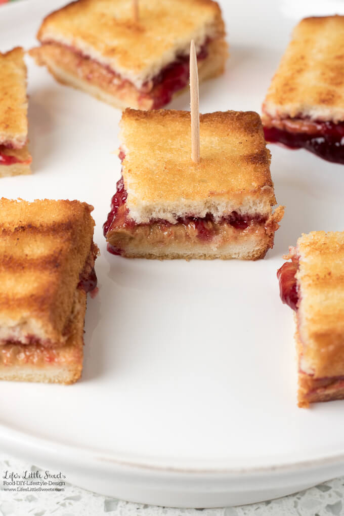These Grilled Peanut Butter and Jelly Sandwich Bites are a new twist on a classic snack - the perfect snack for after school! (6 minutes, serves 1) #ad #PerfectLunchbox #CollectiveBias