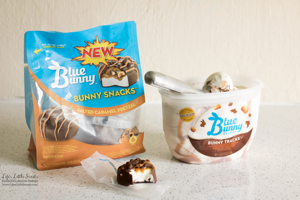 These Chocolate-Dipped Brownie Ice Cream Sandwiches are a sweet way to cool off when you need a treat. They are filled with Blue Bunny® Ice Cream Bunny Tracks® ice cream, dipped in Homemade Chocolate Shell and decorated with sprinkles. #SoHoppinGood #BlueBunny #CollectiveBias #ad