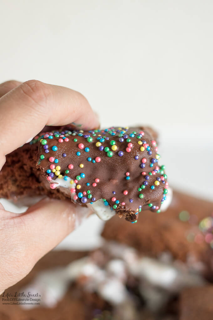 Chocolate-Dipped Brownie Ice Cream Sandwiches