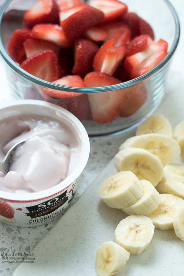DairyFree Strawberry Banana Key Lime Marbled Brownies Life's Little